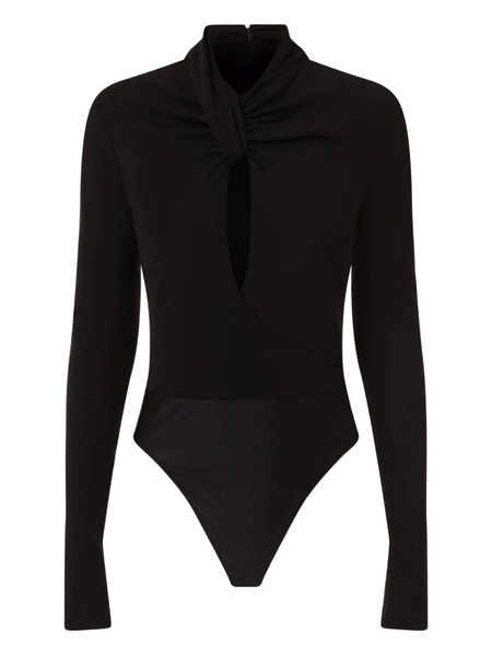  Just Cavalli Twist-neck Bodysuit - Black 