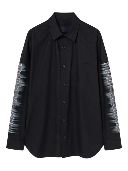  Juun.j Archive Lettering Long-sleeve Shirt - Black 