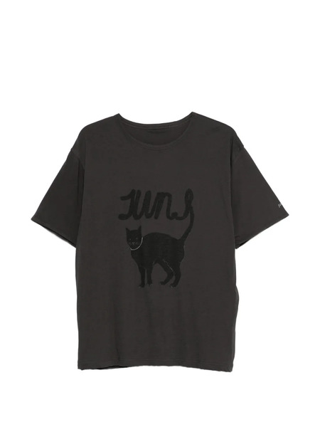  Juun.j Cat-print T-shirt - Grey 