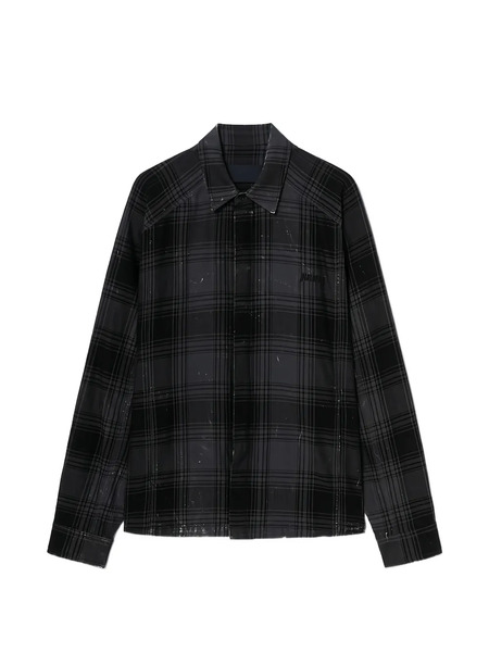  Juun.j Checked Shirt - Black 