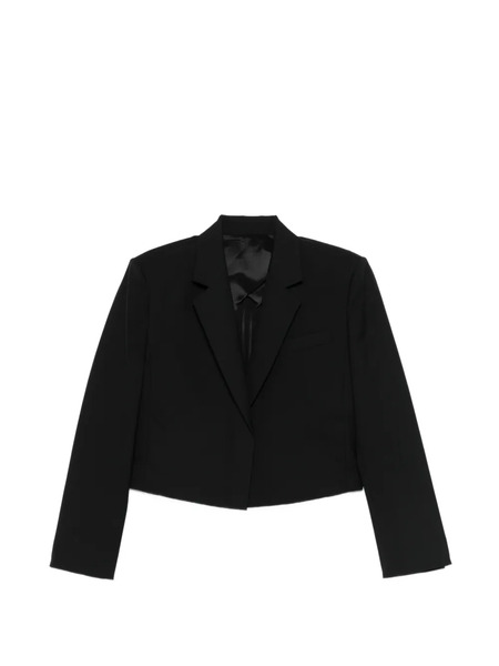  Juun.j Cropped Blazer - Black 