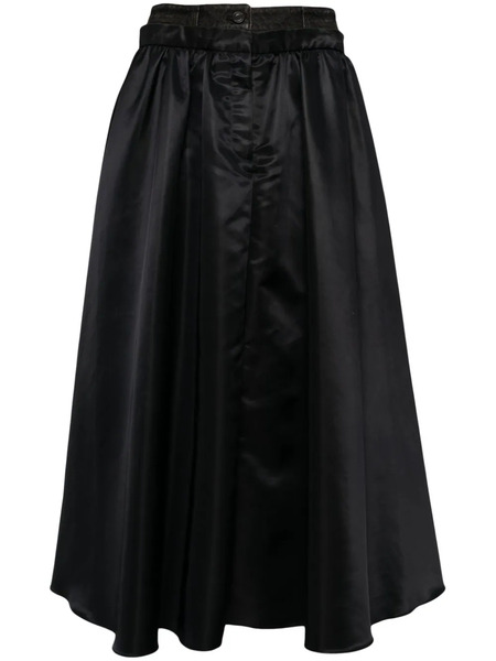  Juun.j Double Waist Skirt - Black 