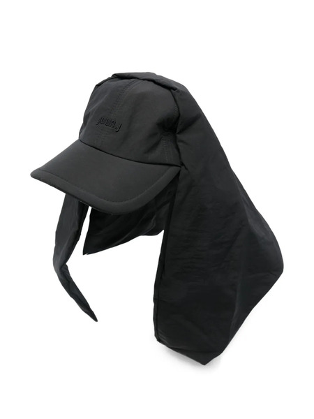  Juun.j Embroidered-panel Cap - Black 