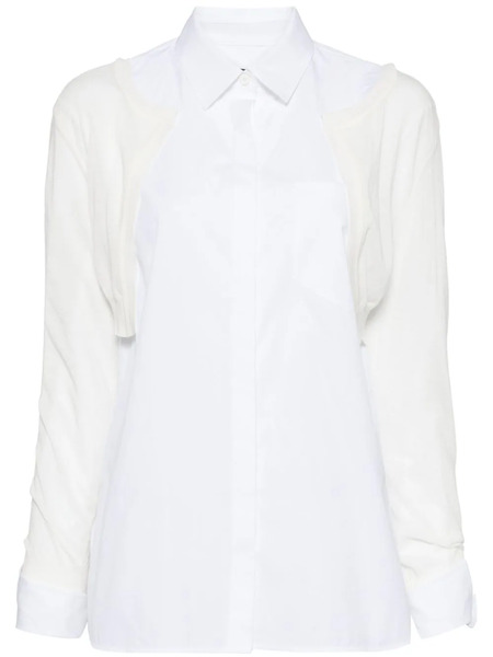  Juun.j Layered Long-sleeve Shirt - White 