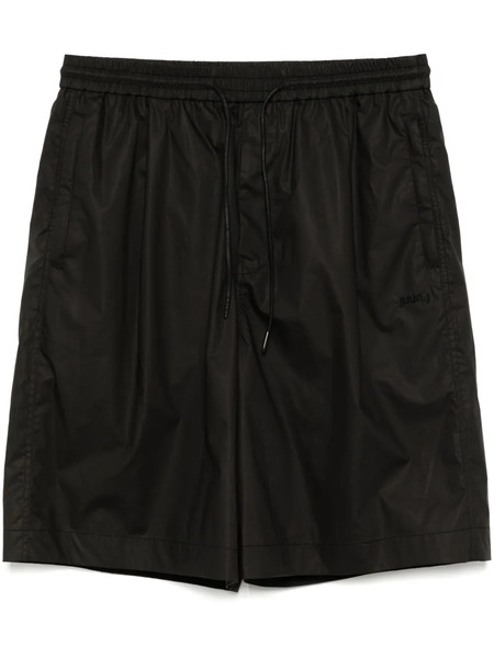  Juun.j Logo-embroidered Short - Black 