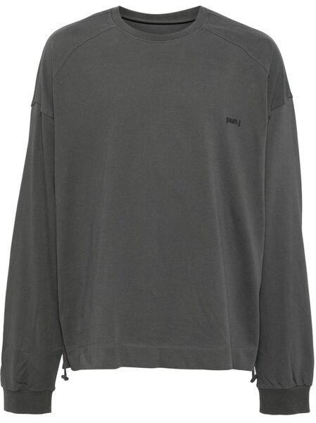  Juun.j Logo Embroidered Sweatshirt - Grey 