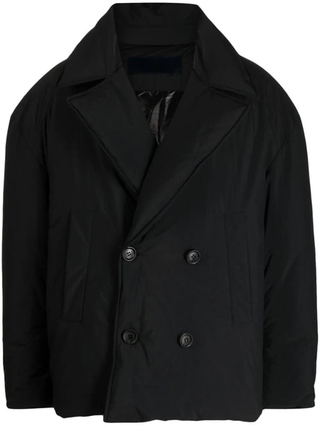  Juun.j Notched-lapels Padded Jacket - Black 