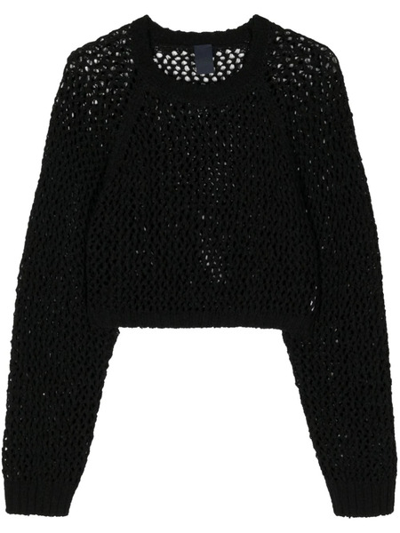  Juun.j Open-knit Jumper - Black 