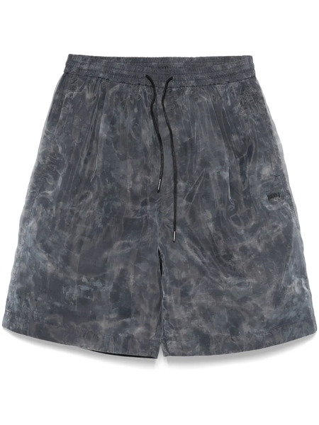  Juun.j Organza-overlay Shorts - Grey 