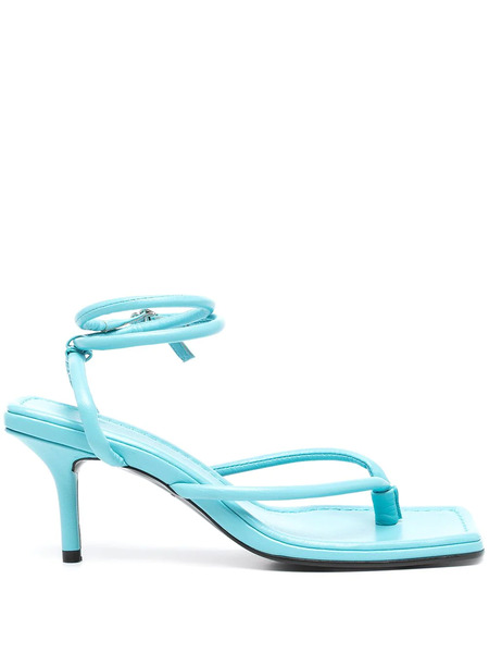  Juun.j Padded Thong-strap Sandals - Blue 