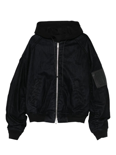  Juun.j Patch-pocket Hoode Jacket - Black 