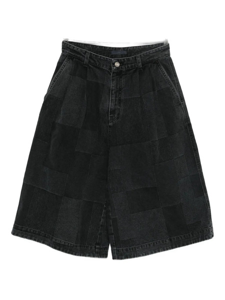  Juun.j Patchwork Bermuda Shorts - Black 
