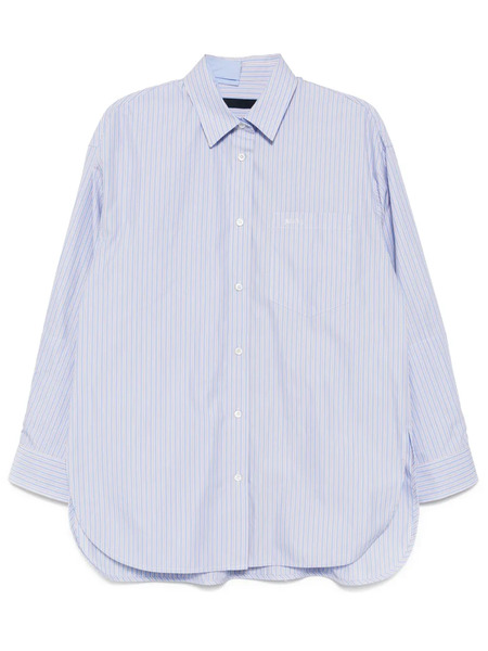  Juun.j Pinstripe Pattern Shirt - Blue 