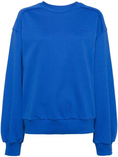  Juun.j Signature Graphic Sweatshirt - Blue 