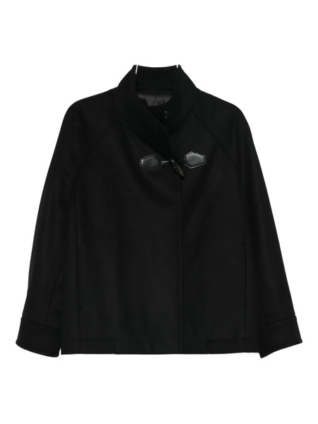  Juun.j Toggle-fastening Coat - Black 