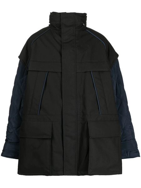  Juun.j Zip-up Padded Jacket - Black 
