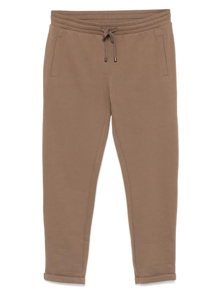  Juvia Drawstring Straight-leg Trousers - Brown 