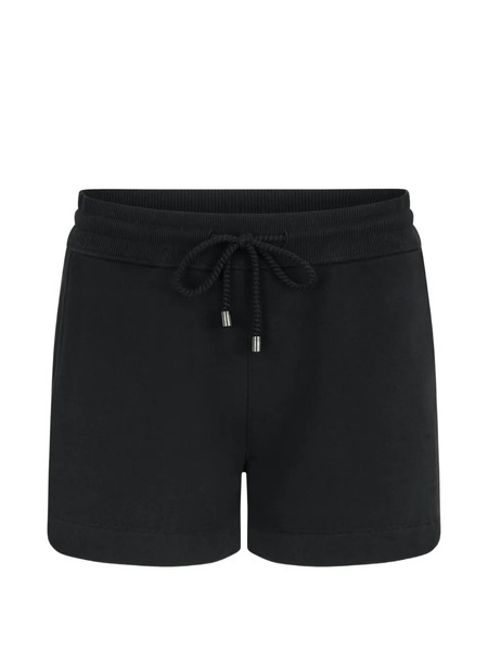  Juvia Marcy Drawstring Slit Shorts - Black 