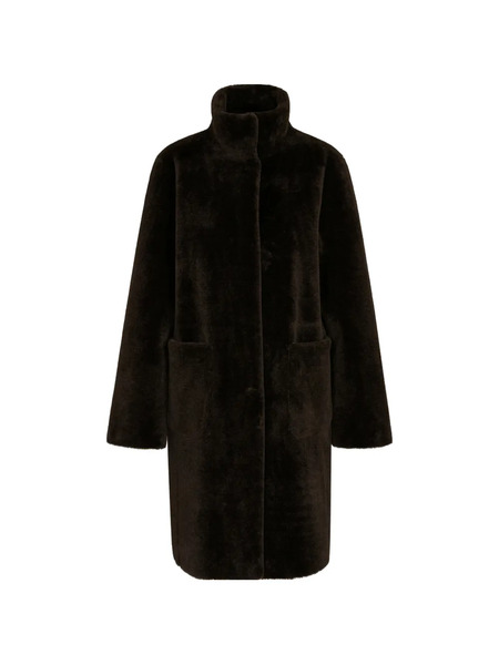  Juvia Teddy Faux-fur Coat - Brown 