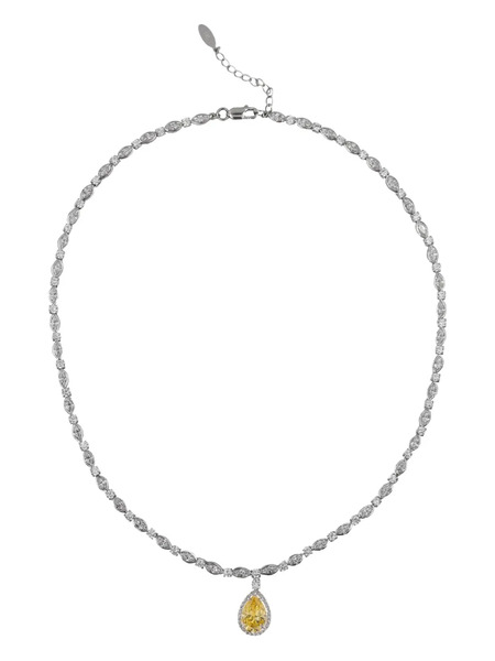  Juwelina Paris Aurelie Necklace - Silver 