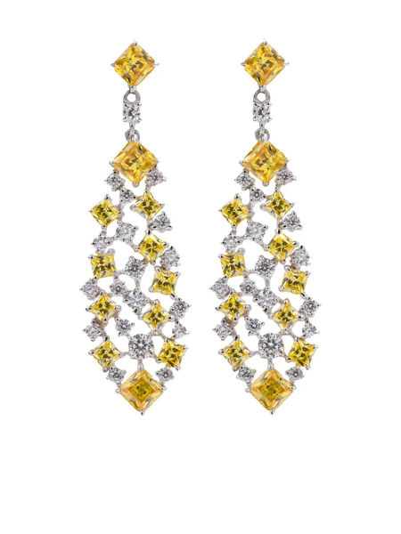  Juwelina Paris Gerbera Earrings - Silver 