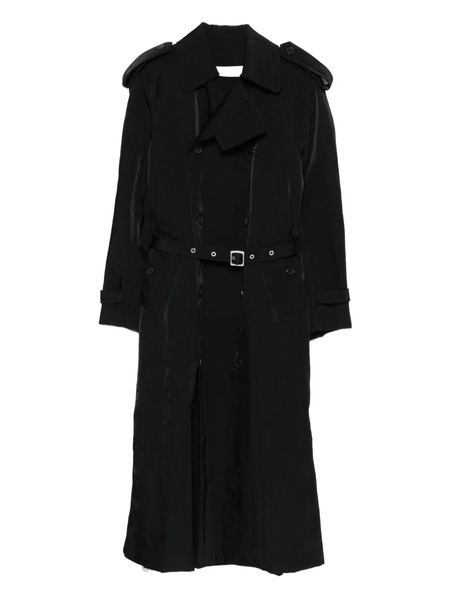  Jw Anderson Belted Double-breasted Coat - Black 