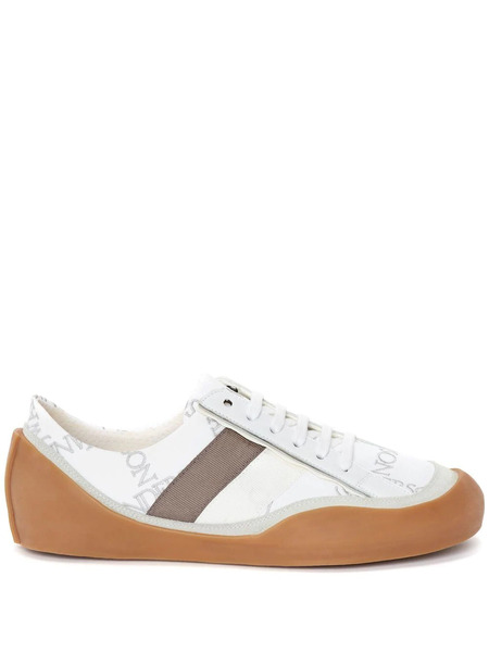  Jw Anderson Bubble Canvas Low-top Sneakers - White 