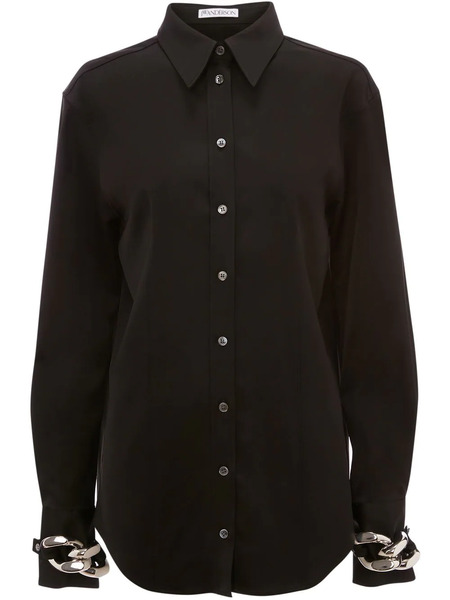  Jw Anderson Chain-link Cuff Shirt - Black 