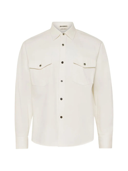  Jw Anderson Chest-pocket Shirt - Neutrals 