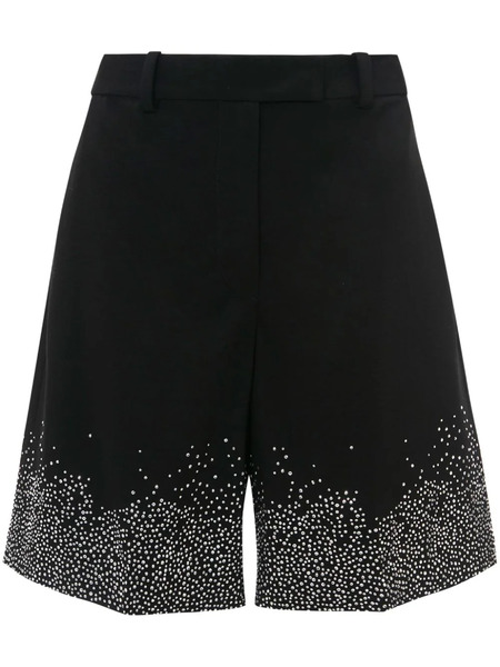  Jw Anderson Crystal-embellished Tailored Shorts - Black 