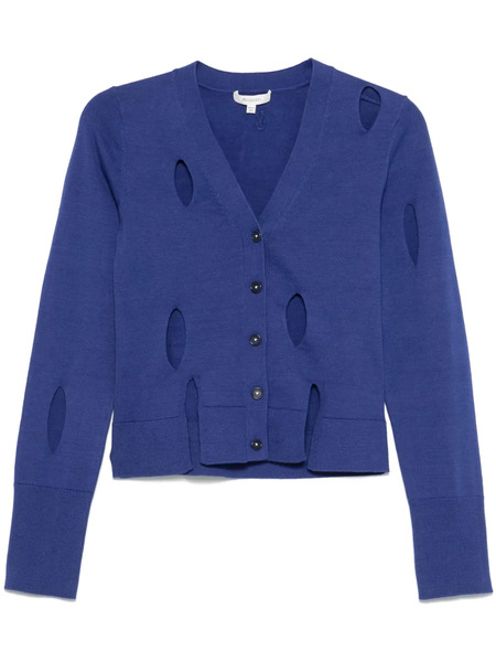  Jw Anderson Cut-out Cardigan - Blue 
