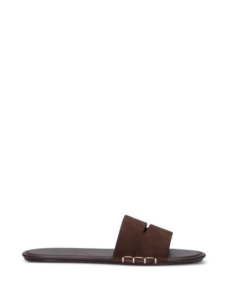  Jw Anderson Cut-out Slides - Brown 