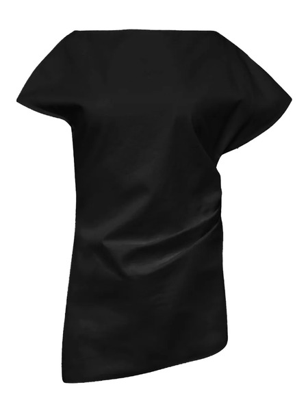  Jw Anderson Draped Asymmetric Blouse - Black 