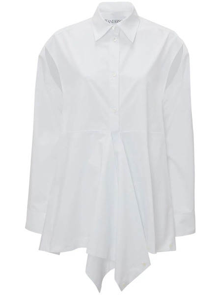  Jw Anderson Draped Peplum Shirt - White 