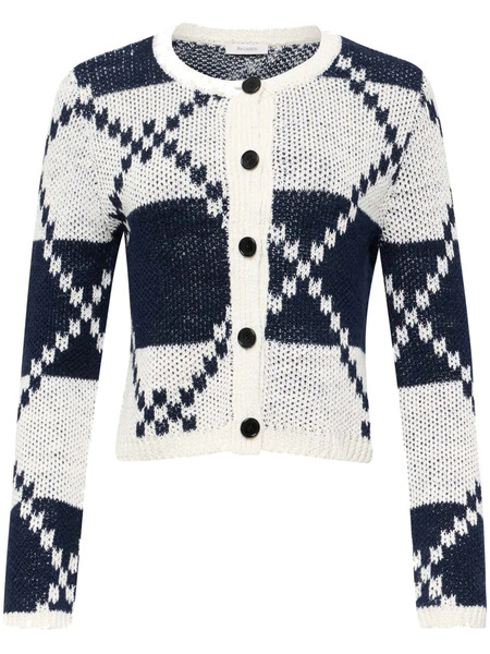  Jw Anderson Fairisle Cardigan - White 