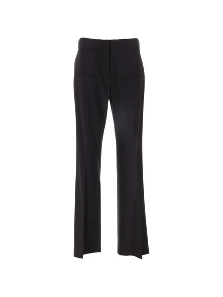  Jw Anderson Front-slit Straight-leg Trousers - Black 
