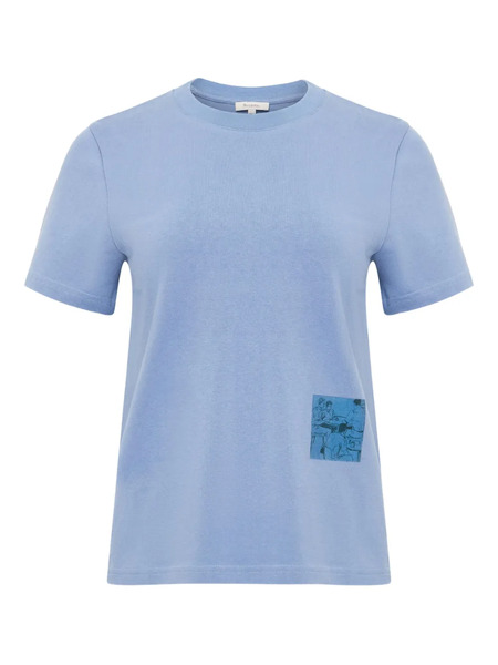  Jw Anderson Graphic-print T-shirt - Blue 