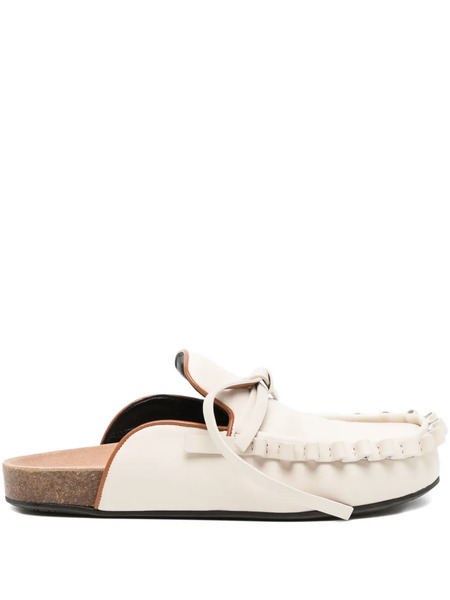  Jw Anderson Leather Mules - Neutrals 