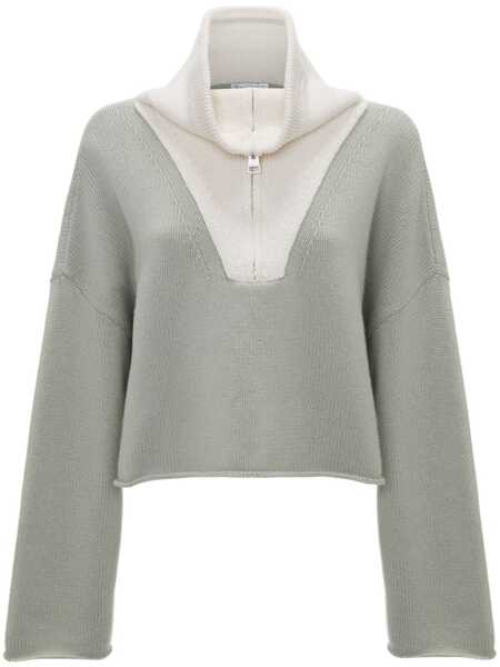  Jw Anderson Logo-patch Long-sleeve Jumper - White 