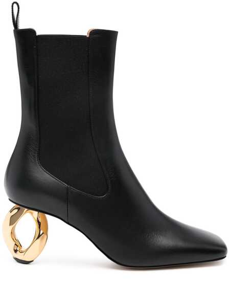  Jw Anderson 65mm Leather Boots - Black 