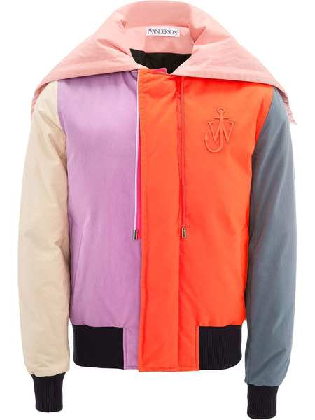  Jw Anderson Multi-panel Zip-fastening Jacket - Pink 