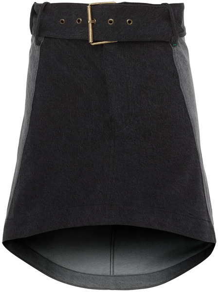  Jw Anderson Panelled Mini Denim Skirt - Black 