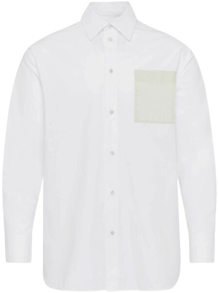  Jw Anderson Patch-pocket Shirt - White 
