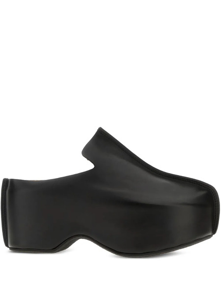  Jw Anderson Platform Leather Clogs - Black 