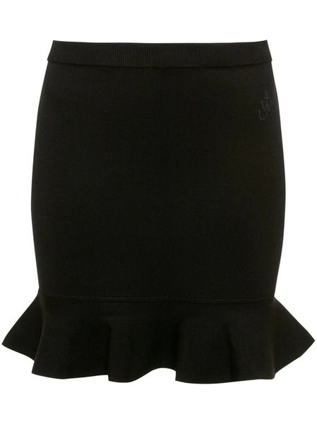  Jw Anderson Ruffled Mini Skirt - Black 