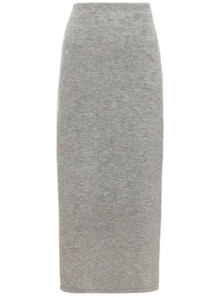  Jw Anderson Side-slit Tube Skirt - Grey 