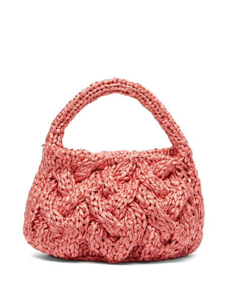  Jw Anderson Small Cable Knit Bag - Pink 