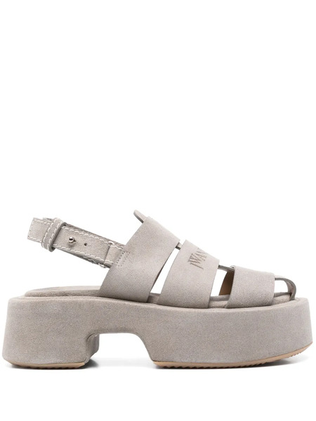  Jw Anderson Suede Fisherman Sandals - Grey 