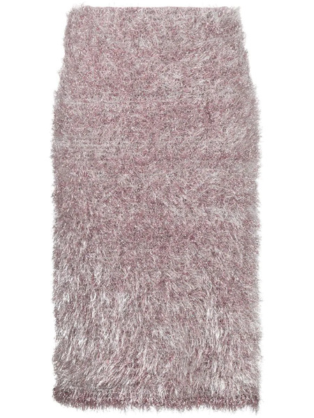  Jw Anderson Textured Midi Pencil Skirt - Pink 