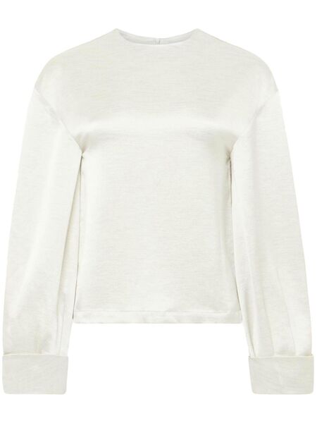  Jw Anderson Turn-up Cuffs Blouse - White 